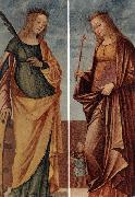 CARPACCIO, Vittore St Catherine of Alexandria and St Veneranda dfg oil painting picture wholesale